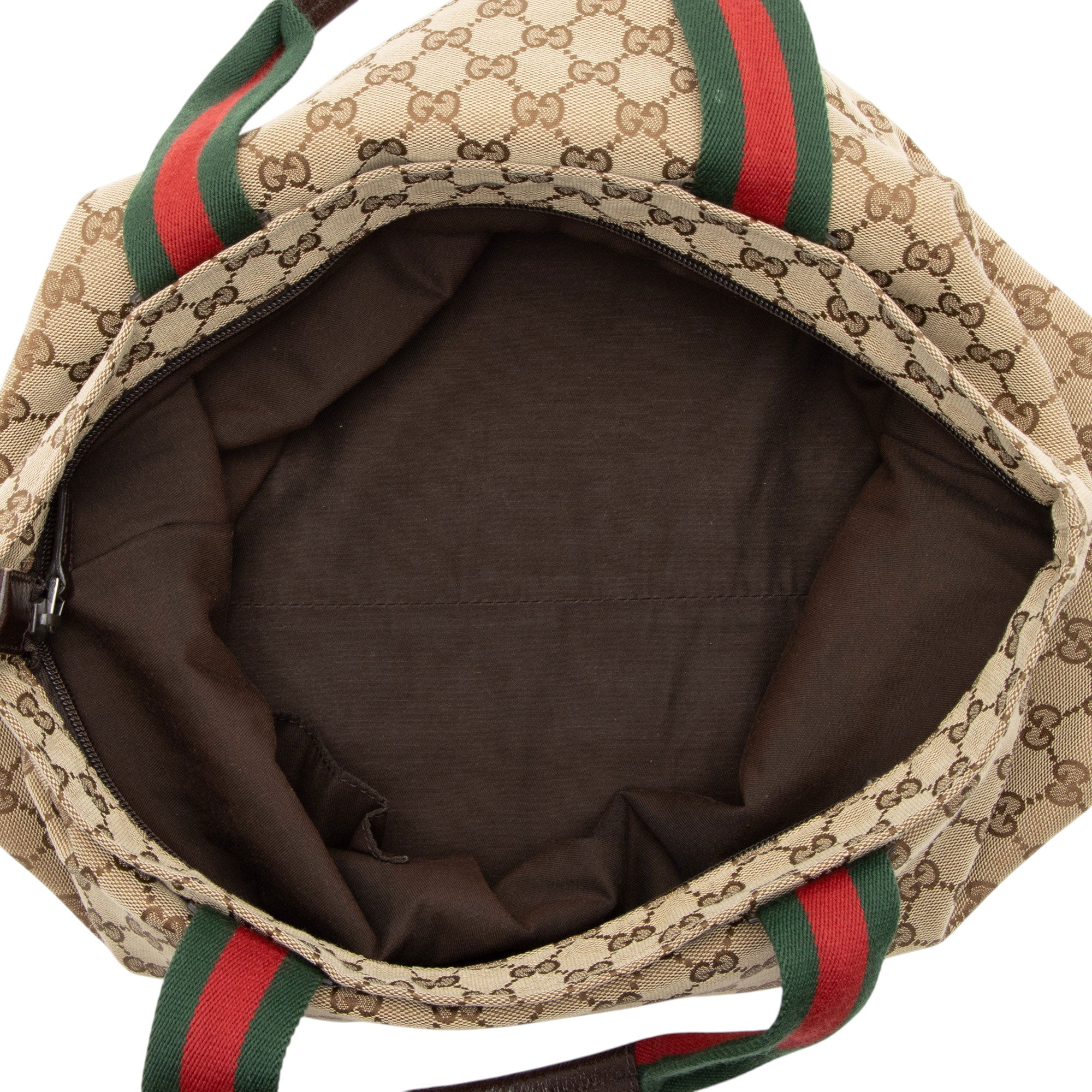 Gucci GG Canvas Web N/S Large Tote