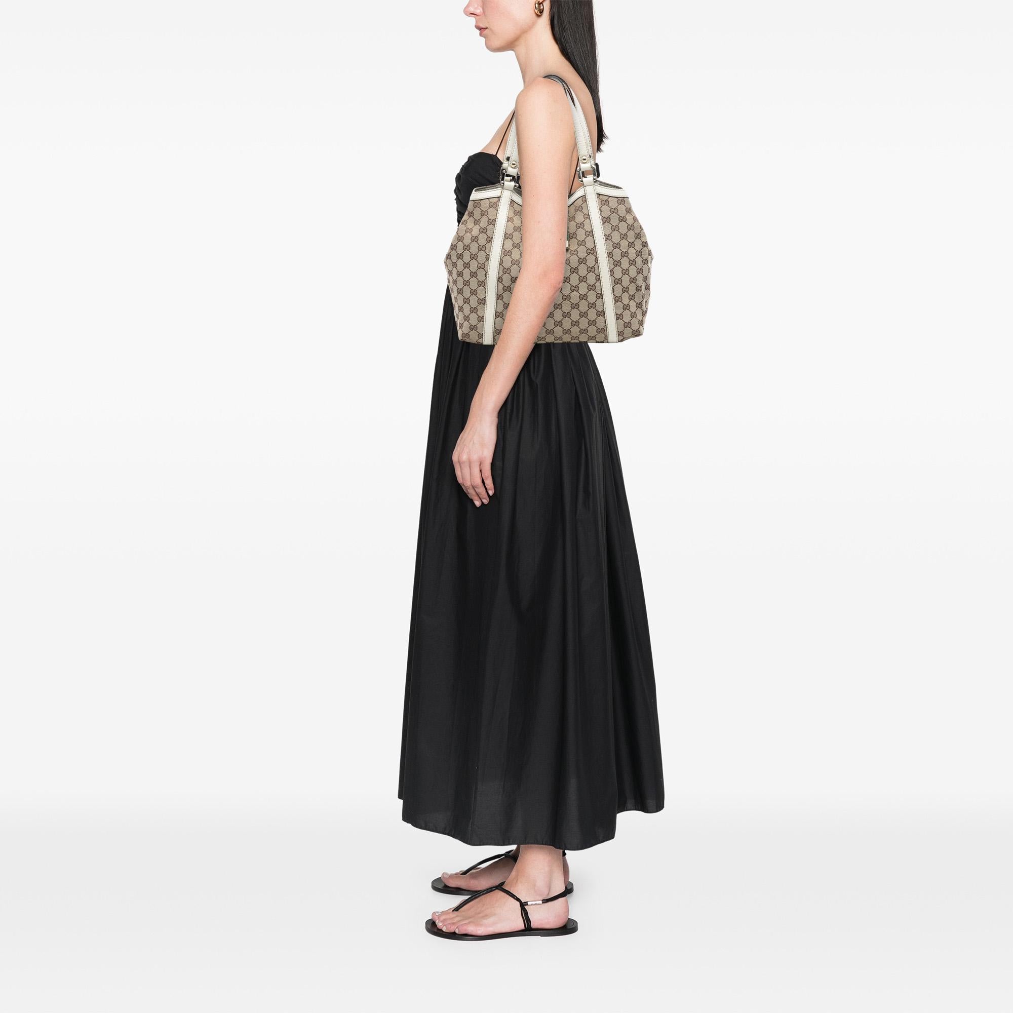 Gucci GG Canvas Web New Ladies Tote