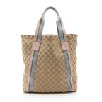 Gucci GG Canvas Web Original Tote (SHF-cmFwNe)