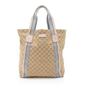 Gucci GG Canvas Web Original Tote (SHF-cmFwNe)