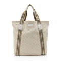 Gucci GG Canvas Web Original Tote (SHF-BIJnRj)