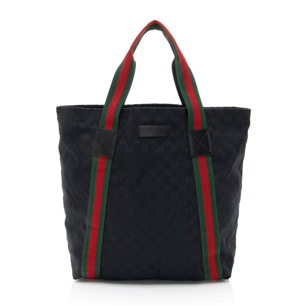 Gucci GG Canvas Web Original Tote