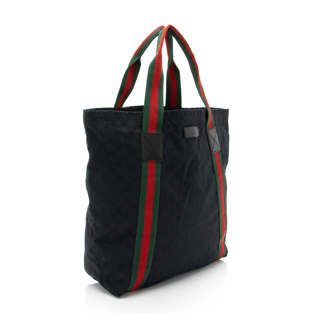 Gucci GG Canvas Web Original Tote
