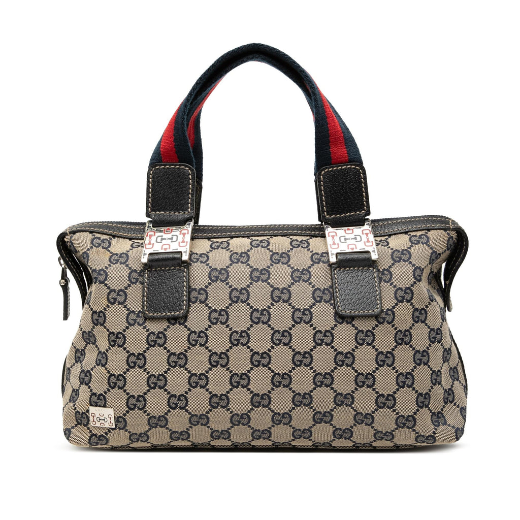 Gucci GG Canvas Web Pop Handbag
