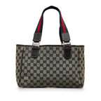 Gucci GG Canvas Web Pop Tote (SHG-nSmaB0)