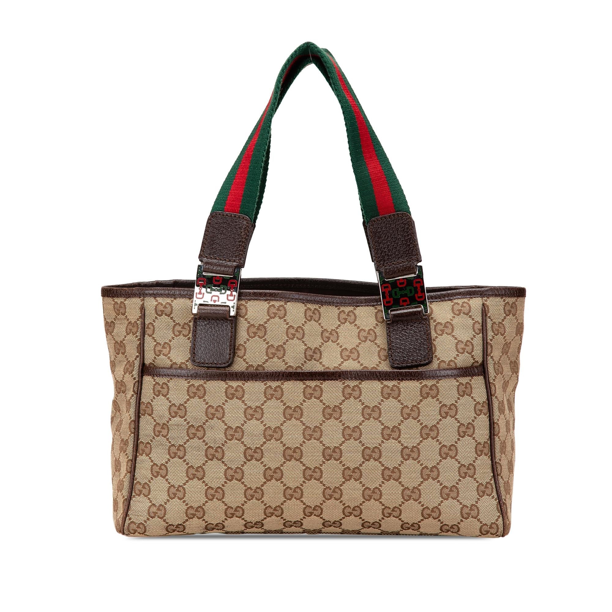 Gucci GG Canvas Web Pop Tote