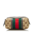 Gucci GG Canvas Web Pouch (SHG-EoxIeS)
