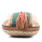 Gucci GG Canvas Web Rania Drawstring Hobo