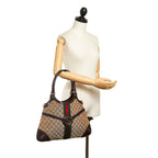 Gucci GG Canvas Web Reins Shoulder Bag (SHG-31573)