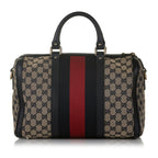 Gucci GG Canvas Web Satchel (SHG-33025)
