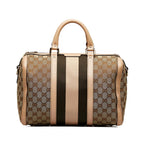 Gucci GG Canvas Web Satchel (SHG-qKkwqV)