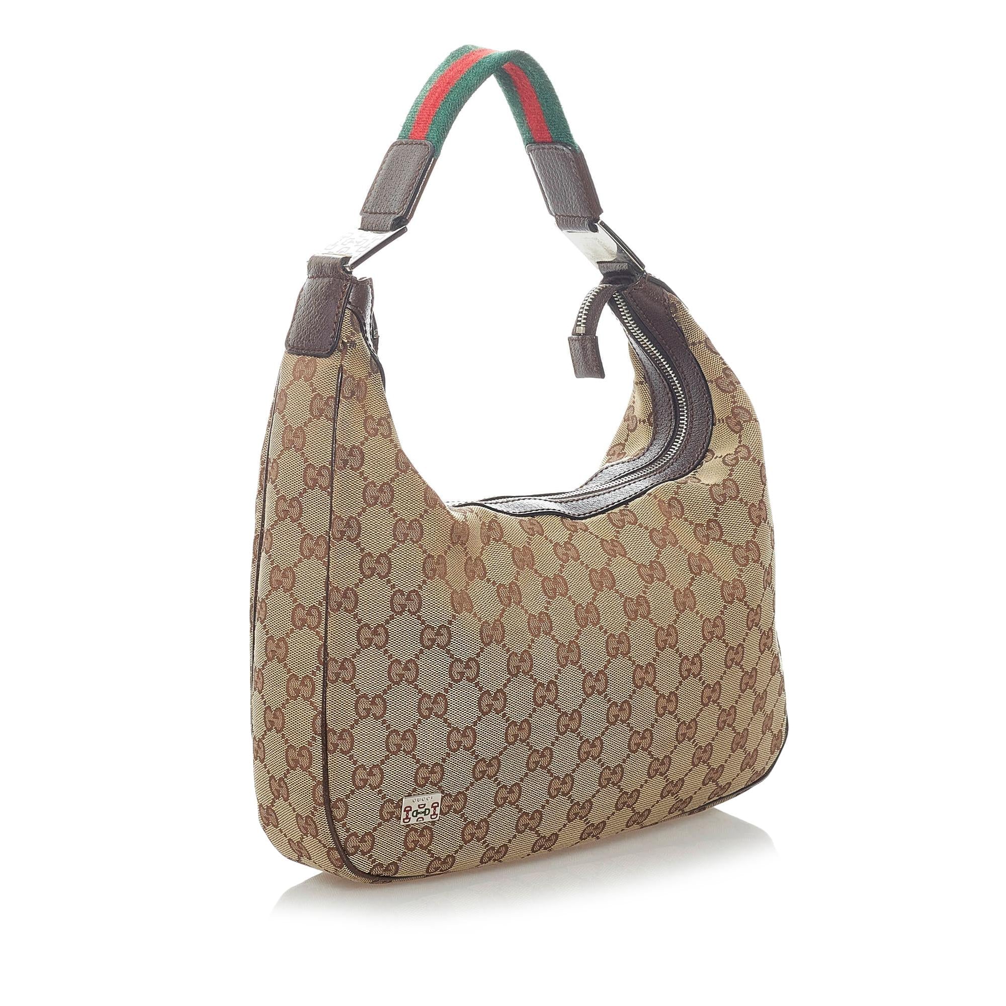 Gucci GG Canvas Web Shoulder Bag (SHG-33463)