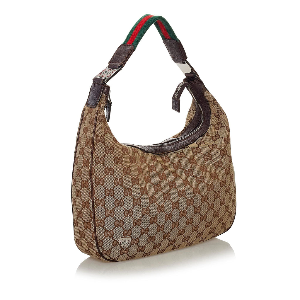 Gucci GG Canvas Web Shoulder Bag (SHG-33600)