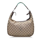Gucci GG Canvas Web Shoulder Bag (SHG-F1ykz7)