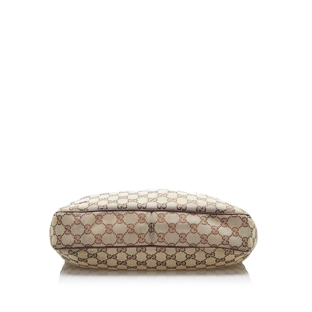 Gucci GG Canvas Web Shoulder Bag (SHG-F1ykz7)