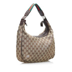 Gucci GG Canvas Web Shoulder Bag (SHG-F1ykz7)