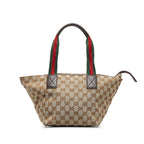 Gucci GG Canvas Web Shoulder Bag (SHG-kONkVx)