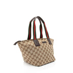 Gucci GG Canvas Web Small Tote (SHF-zJSZ0v)