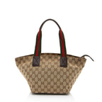 Gucci GG Canvas Web Small Tote