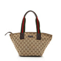 Gucci GG Canvas Web Small Tote