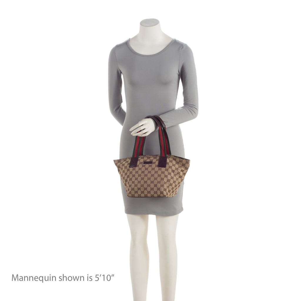 Gucci GG Canvas Web Small Tote