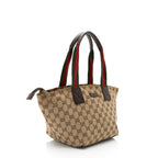 Gucci GG Canvas Web Small Tote