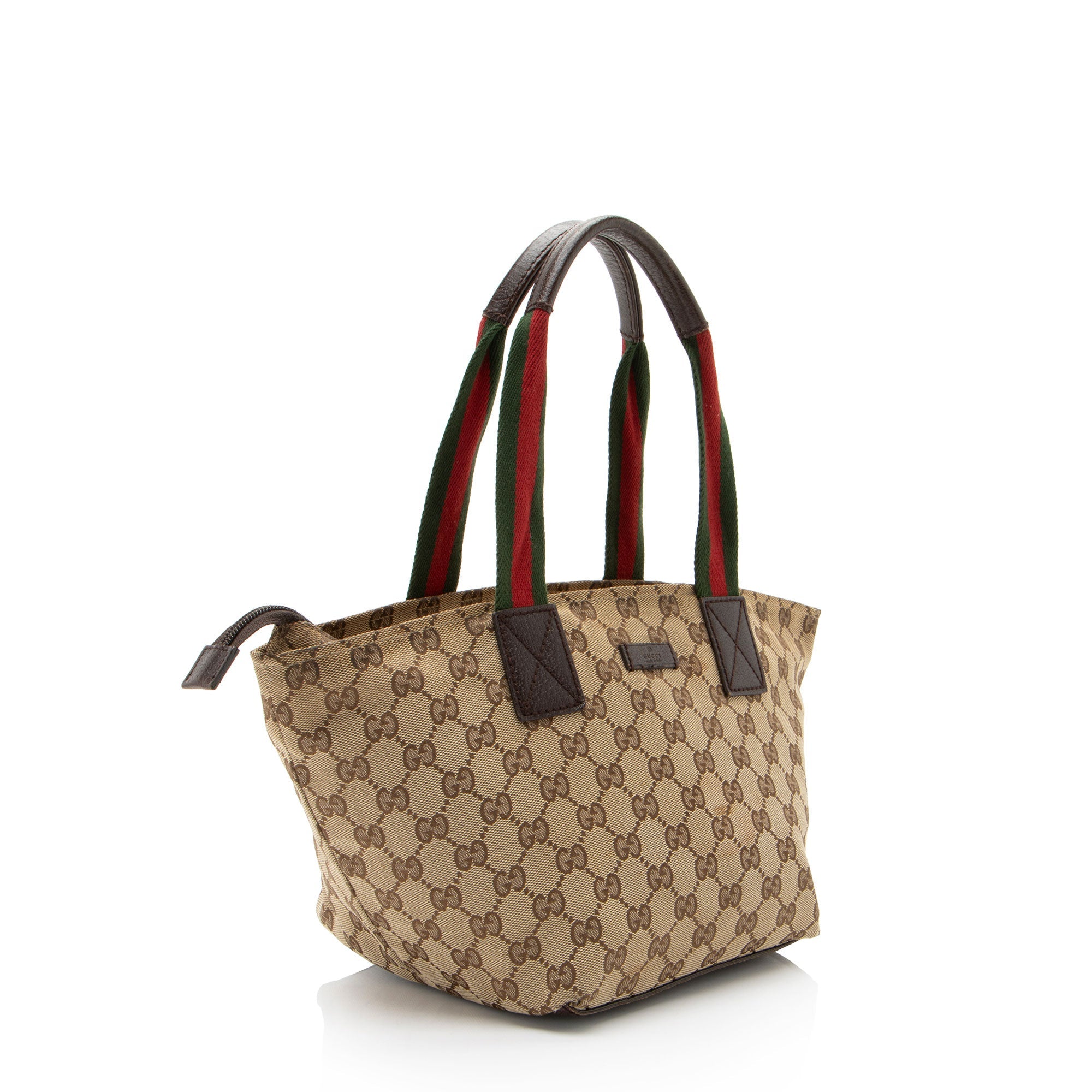 Gucci GG Canvas Web Small Tote