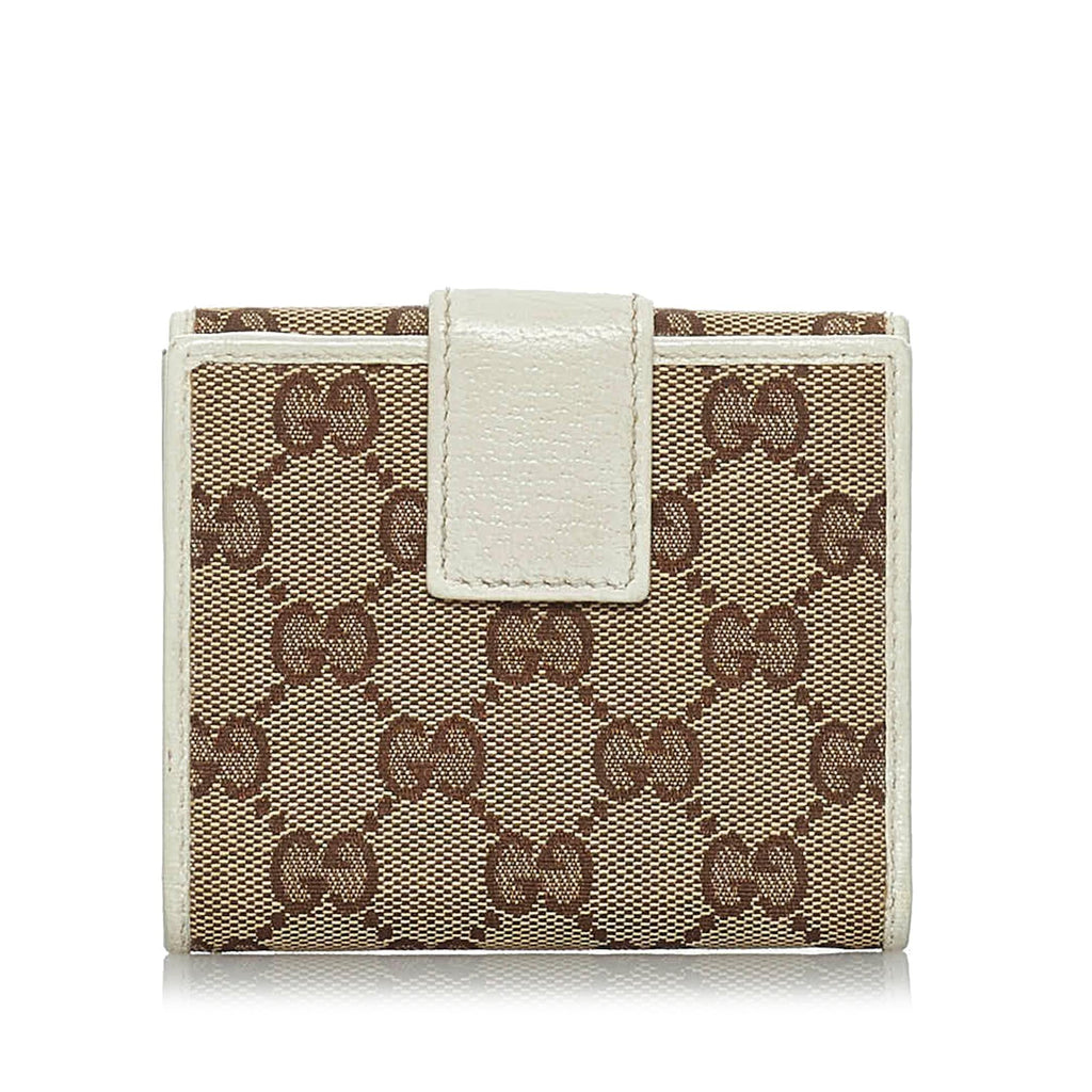 Gucci GG Canvas Web Small Wallet (SHG-33778)