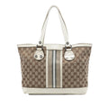 Gucci GG Canvas Web Sunset Tote