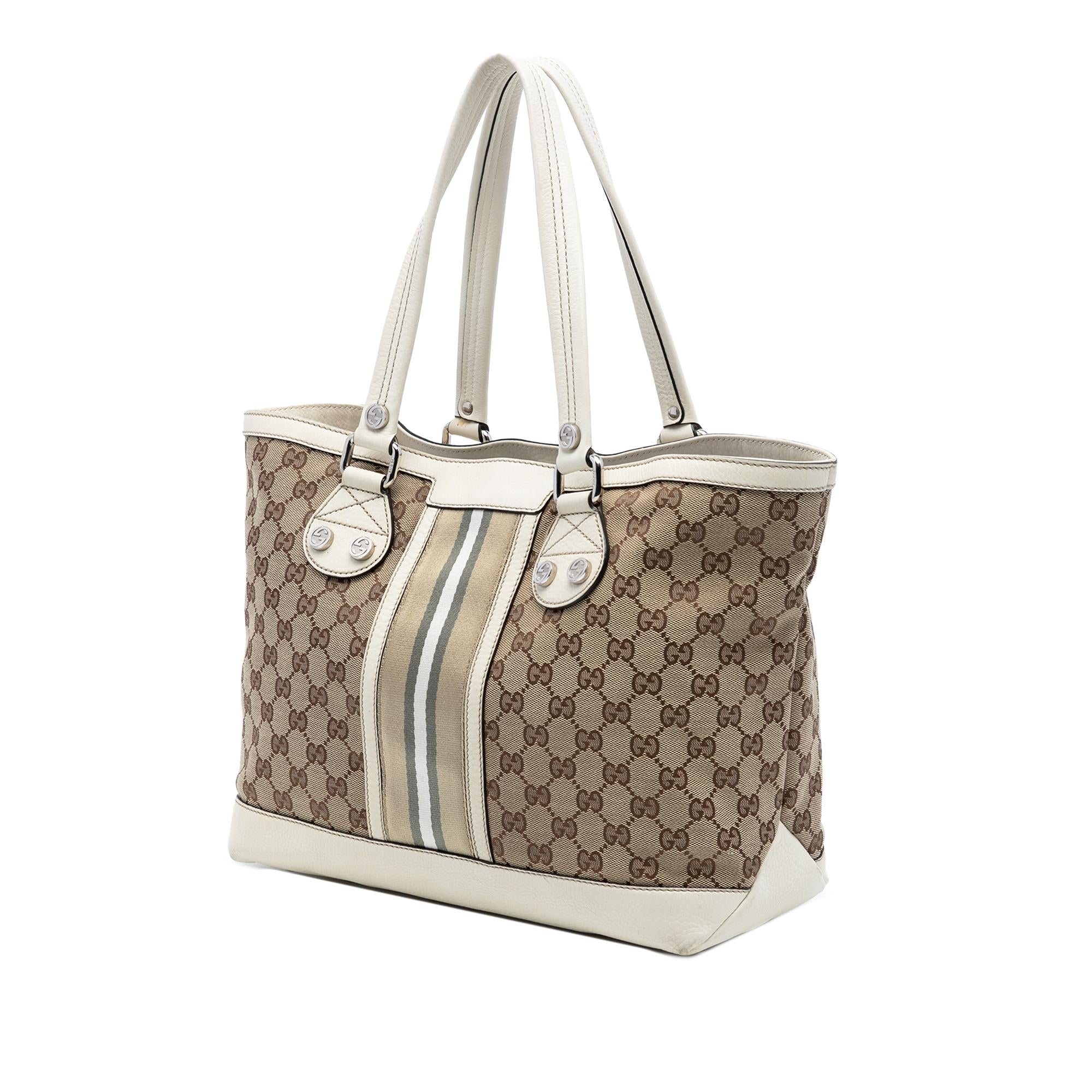 Gucci GG Canvas Web Sunset Tote