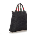 Gucci GG Canvas Web Tote Bag (SHG-27717)