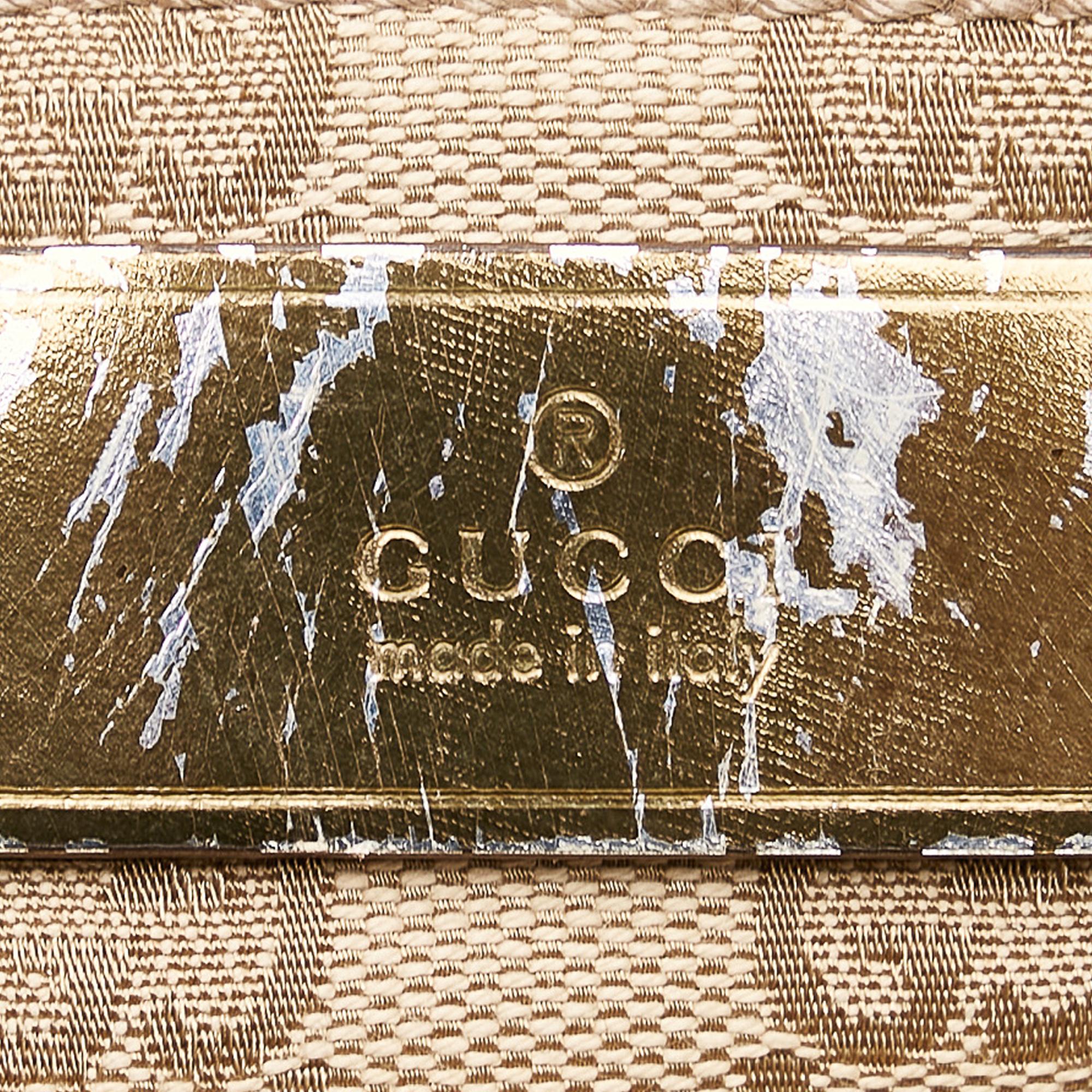 Gucci GG Canvas Web Tote Bag (SHG-33942)