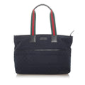 Gucci GG Canvas Web Tote Bag (SHG-36163)