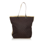 Gucci GG Canvas Web Tote Bag (SHG-36167)