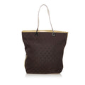 Gucci GG Canvas Web Tote Bag (SHG-36167)