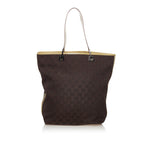 Gucci GG Canvas Web Tote Bag (SHG-36167)