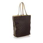 Gucci GG Canvas Web Tote Bag (SHG-36167)