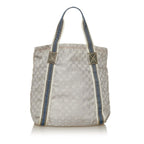 Gucci GG Canvas Web Tote Bag (SHG-36181)