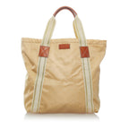 Gucci GG Canvas Web Tote Bag (SHG-xK4BGg)
