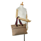 Gucci GG Canvas Web Tote Bag (SHG-n1Z3tx)