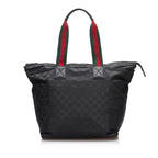 Gucci GG Canvas Web Tote (SHG-35229)