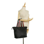 Gucci GG Canvas Web Tote (SHG-35229)