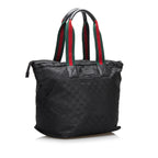 Gucci GG Canvas Web Tote (SHG-35229)