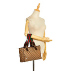 Gucci GG Canvas Web Tote (SHG-auLiHZ)