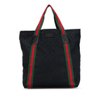 Gucci GG Canvas Web Tote (SHG-FT3n4A)