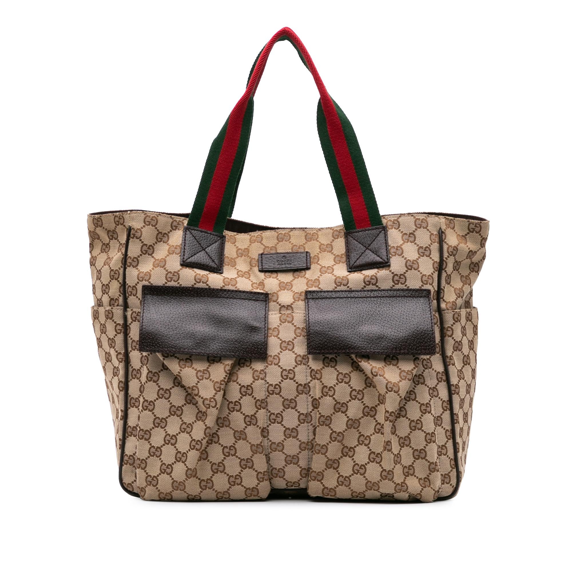 Gucci GG Canvas Web Tote
