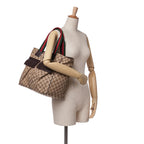Gucci GG Canvas Web Tote