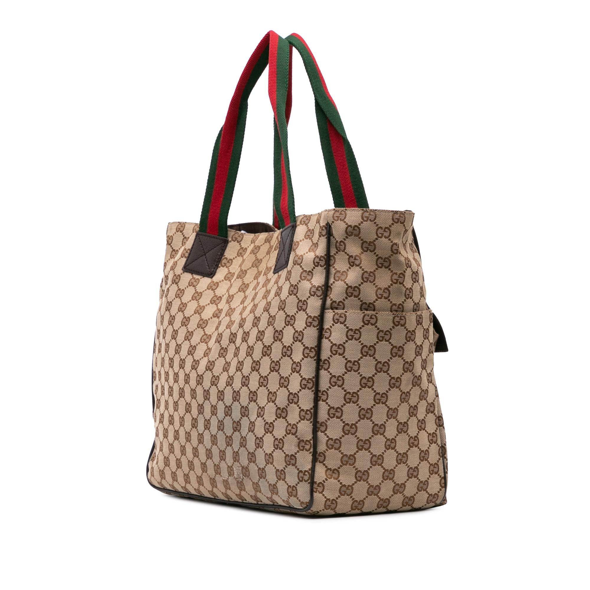 Gucci GG Canvas Web Tote