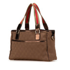 Gucci GG Canvas Web Tote