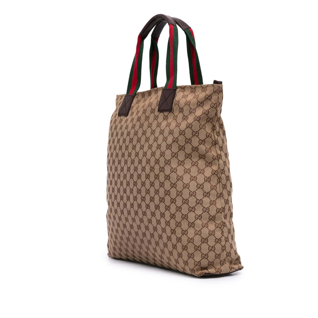 Gucci GG Canvas Web Tote